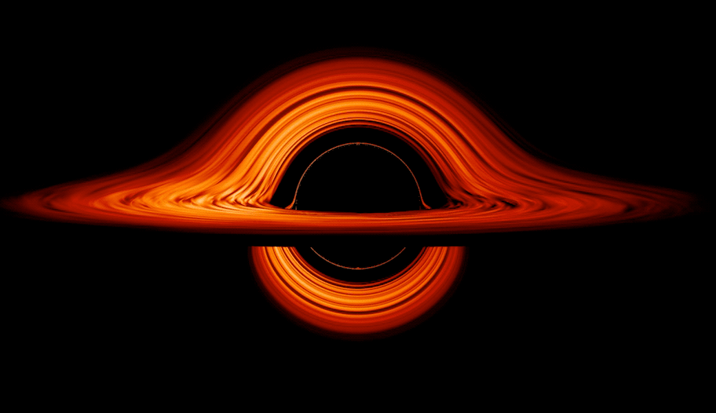 NASA black hole visualization